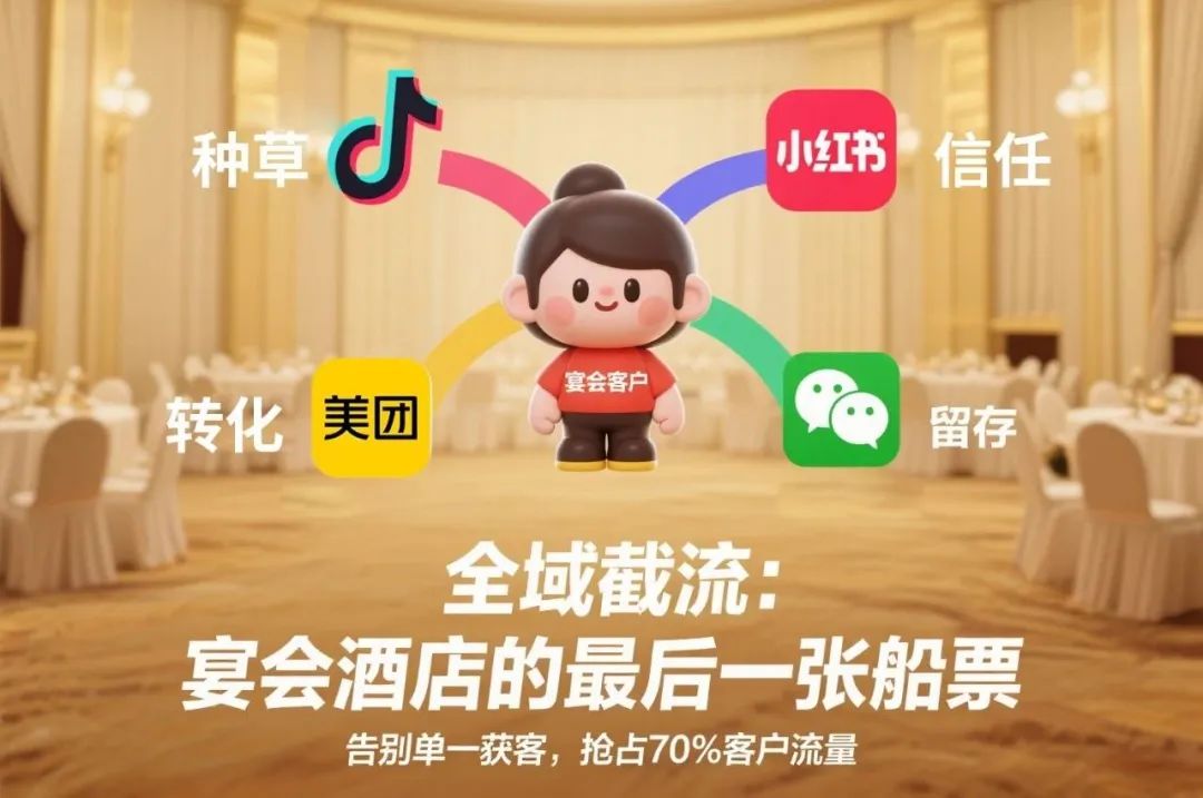 “全域截流” ，宴会酒店的生存之道！